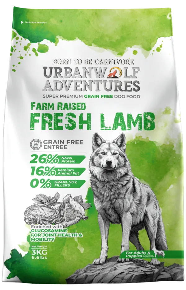 UBW WHITE SERIES LAMB 3KG FRONT