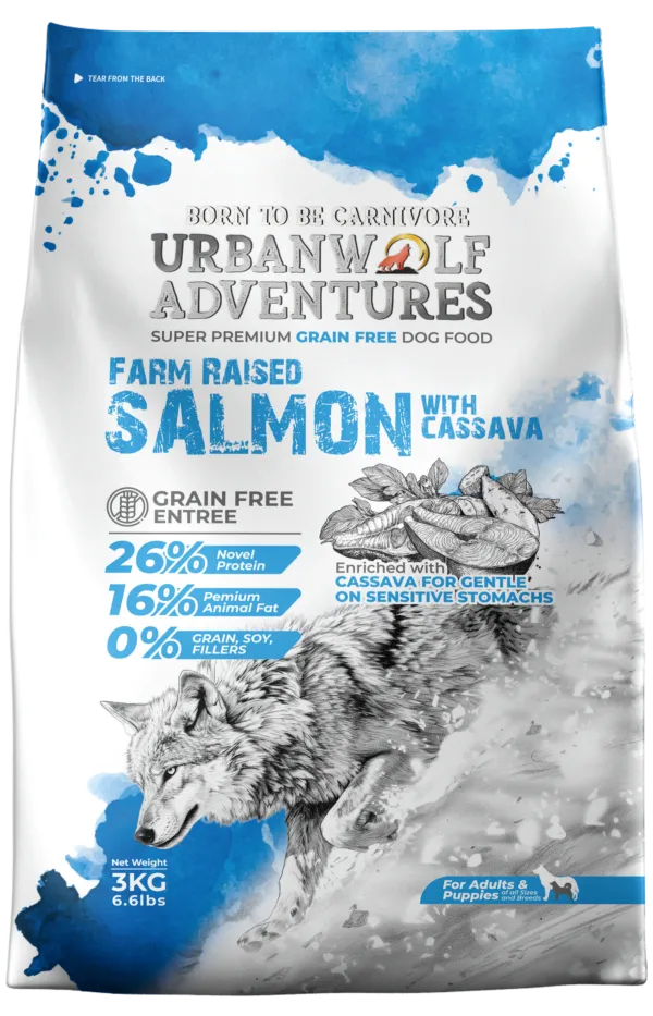 UBW WHITE SERIES SALMON 3KG FRONT