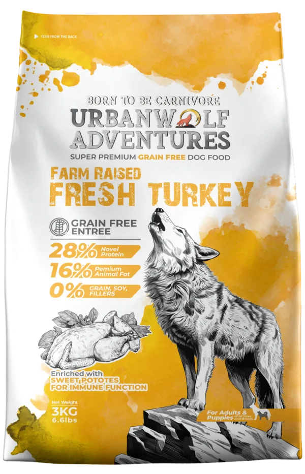 UBW WHITE SERIES TURKEY 3KG FRONT