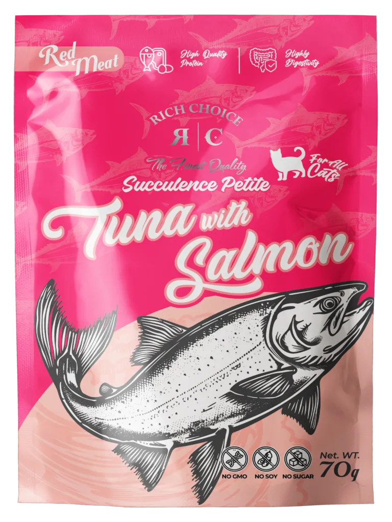 Copy of RC POUCH RED MEAT TUNA W SALMON FRONT