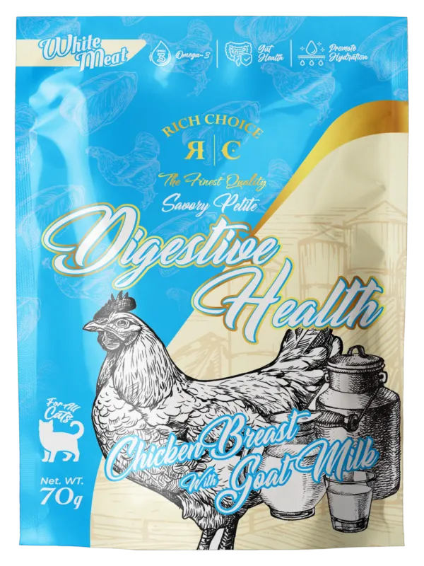Copy of RC POUCH WHITE MEAT CHICKEN W GOAT MILK FRONT