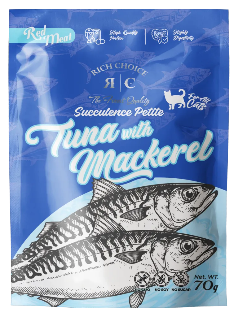 Copy of RC POUCH RED MEAT TUNA W MACKEREL FRONT